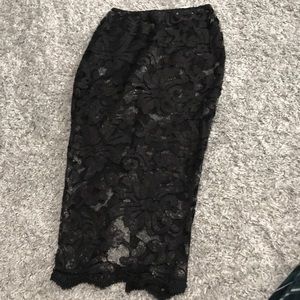 WANTMYLOOK LACE SKIRT